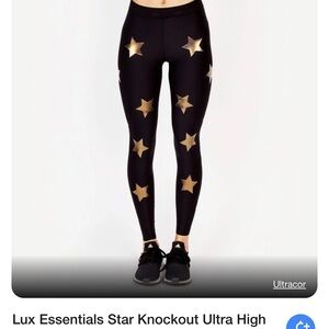 Ultracore leggings with gold stars